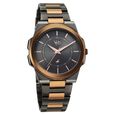 Vyb Nimbus By Fastrack Quartz Analog Grey Dial Two Toned Stainless Steel Strap Watch For Guys - image number 2