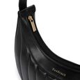 Black Quilted Luxe Shoulder Bag - image number 6