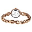 Vyb Siren By Fastrack Quartz Analog Pink Dial Rose Gold Stainless Steel Strap Watch For Girls - image number 6