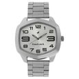 Fastrack Quartz Analog Silver Dial Stainless Steel Strap Watch for Guys - image number 0