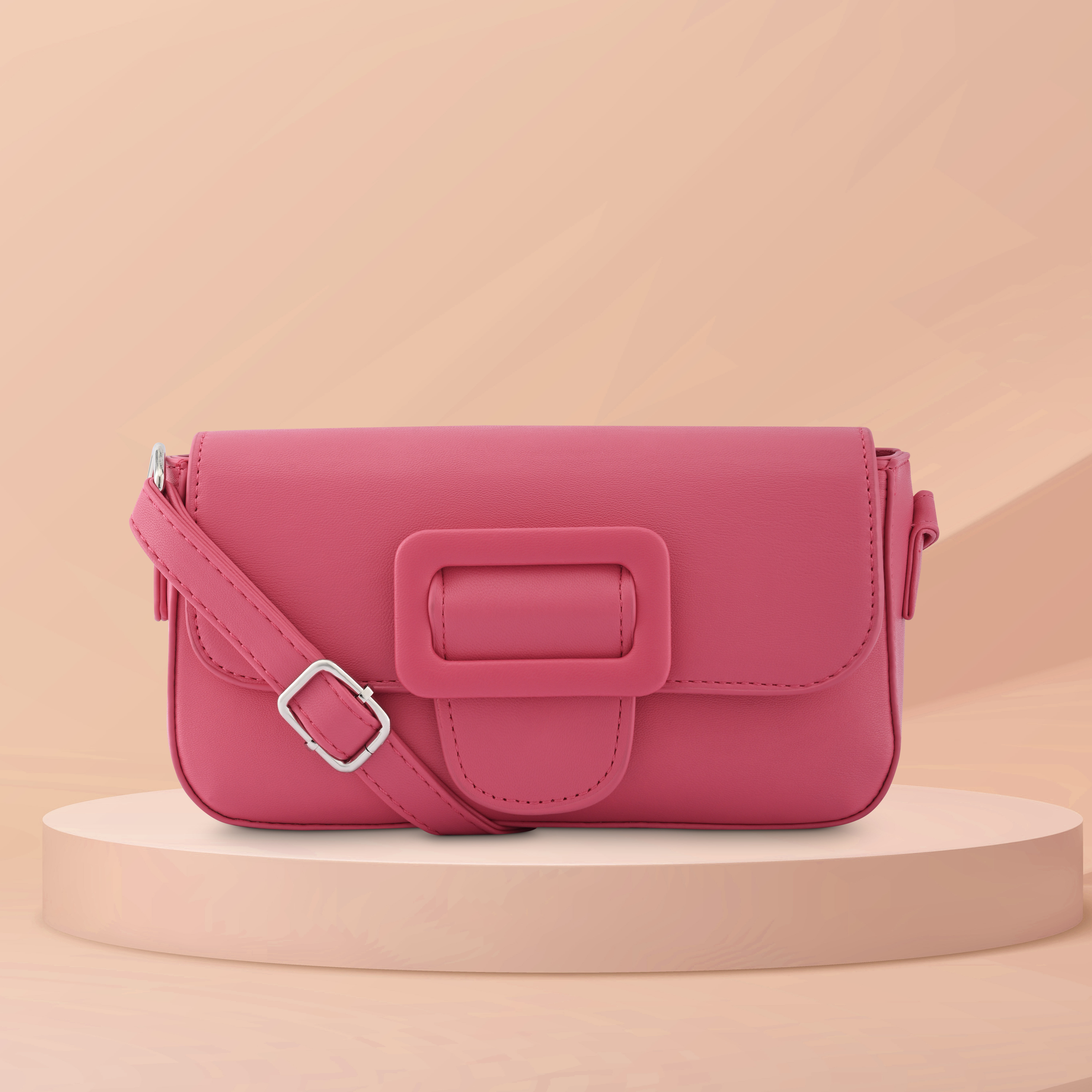Buy Online Fastrack Pink Flash Casual Sling Bag f241slsms07pk1 p Fastrack