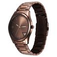 Fastrack Stunners Quartz Analog Brown Dial Brown Metal Strap Watch For Guys - image number 2