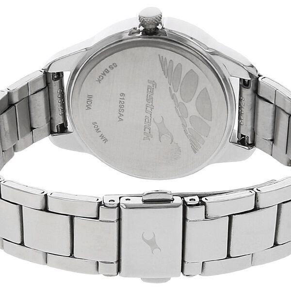 Fastrack Quartz Analog Grey Dial Metal Strap Watch for Girls - image number 3