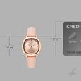 Fastrack Stunners Quartz Analog Rose Gold Dial Rose Gold Leather Strap Watch For Girls - image number 3