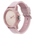 Fastrack Tees Quartz Analog Pink Dial Silicone Strap Unisex Watch - image number 2