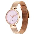 Fastrack Stunners X Quartz Analog Pink Mother Of Pearl Dial Stainless Steel Strap Watch For Girls - image number 2