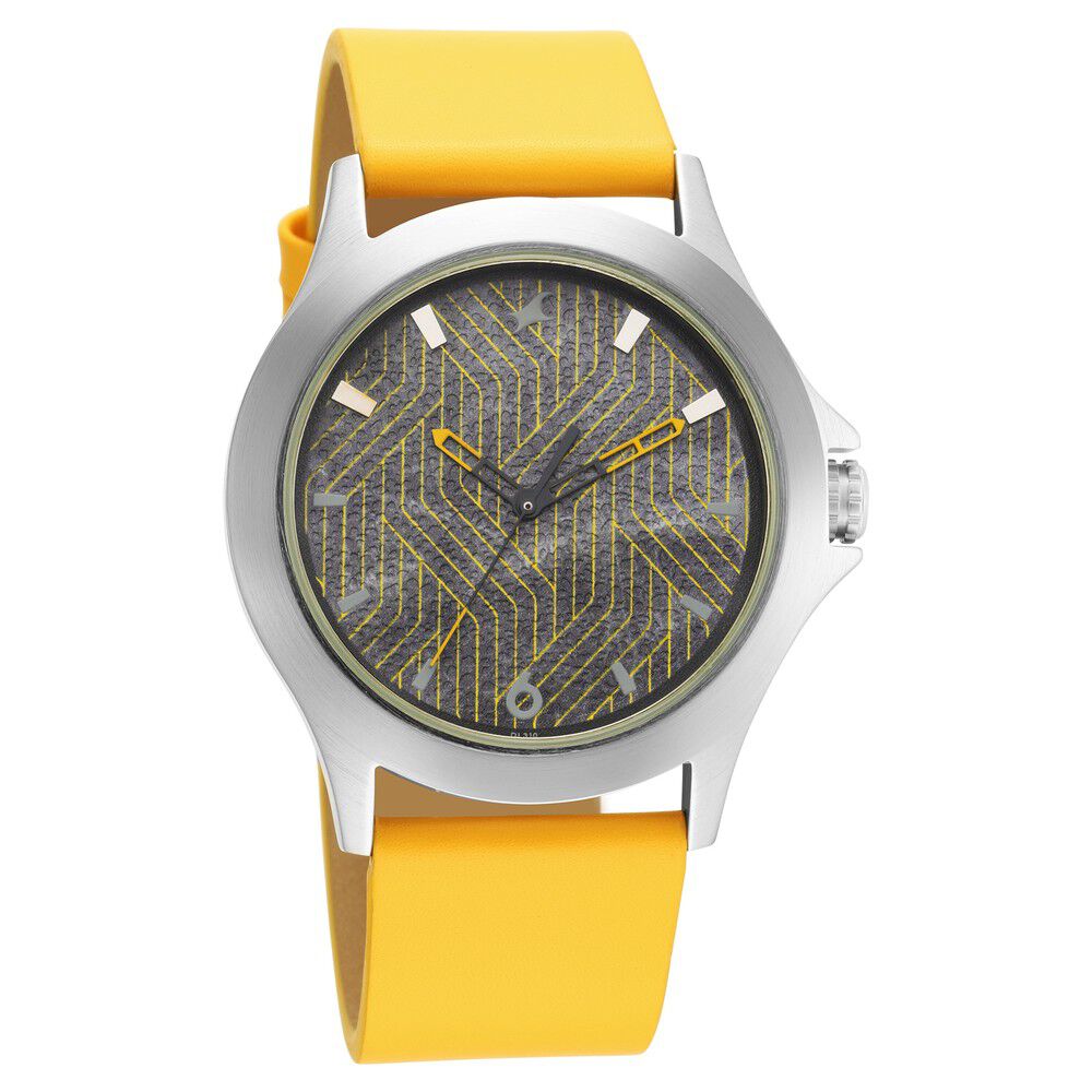 Fastrack shop yellow watch