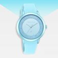 Pop Colours Orange Dial Silicone Strap Watch for Girls