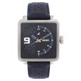 Fastrack Loopholes Quartz Analog with Day and Date Blue Dial Leather Strap Watch for Guys - image number 0