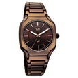 Vyb Maverick By Fastrack Quartz Analog Brown Dial Brown Metal Strap Watch For Guys - image number 2