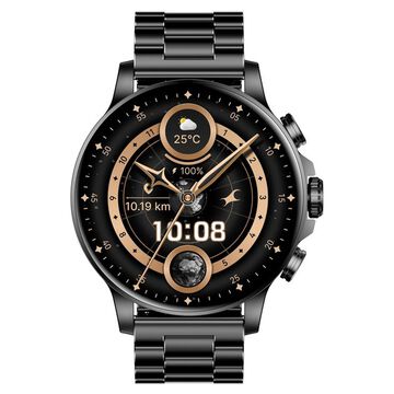 Fastrack Marvellous FX2 Unisex Smart Watch With Black Metal Strap