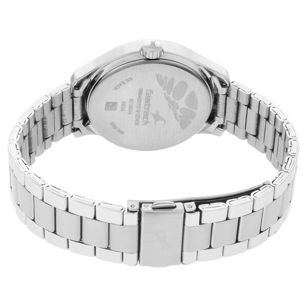 Fastrack Tripster Quartz Analog Purple Dial Stainless Steel Strap Watch for Girls - image number 5