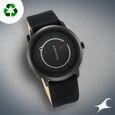 Fastrack Revibe Quartz Analog Black Dial Fabric Strap Watch for Guys