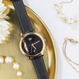 Fastrack Vyb Siren Quartz Analog Black Dial Leather Strap Watch For Girls - image number 0