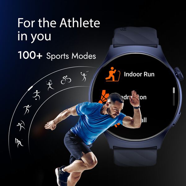 Fastrack Limitless FR1 PRO Smartwatch 3.63 cm AMOLED Display with AOD, 100+ Sports Modes & Watchfaces, 24*7 Health Suite - image number 4