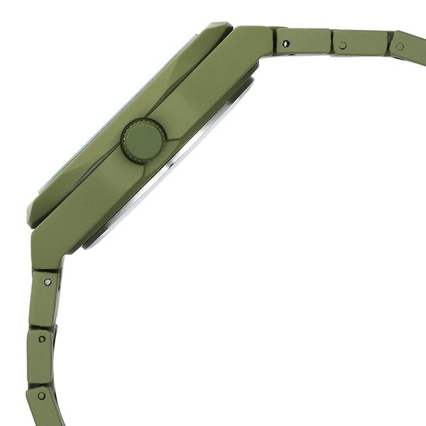 Vyb Hustler By Fastrack Quartz Analog Green Dial Metal Strap Watch For Guys - image number 4