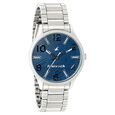 Fastrack Denim Quartz Analog Blue Dial Stainless Steel Strap Watch for Guys - image number 1