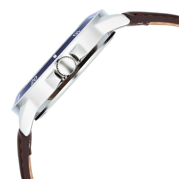 Fastrack Stunners X Quartz Analog Blue Dial Leather Strap Watch For Guys - image number 3