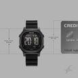 Fastrack StreetStyle Unisex Matte Black Digital Watch - image number 3