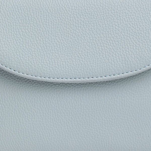 Fastrack Textured Sling Bag for Women | Chic Crossbody Bag for Girls, Ladies, Women | Spacious Bag with Slip Pocket Made of High-Quality Faux Leather (Powder Blue) - image number 8