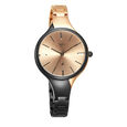 Fastrack Vyb Striker Quartz Analog Rose Gold Dial Metal Strap Watch for Girls - image number 1