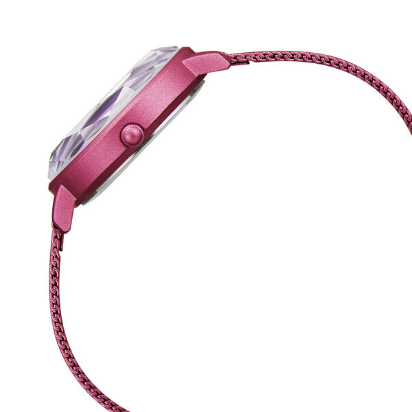 Fastrack Vyb Aurora Quartz Analog Pink Dial Stainless Steel Strap Watch for Girls - image number 5