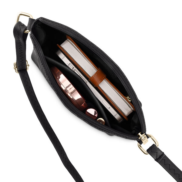 Fastrack Black Quilted Sling Bag for Women - image number 6