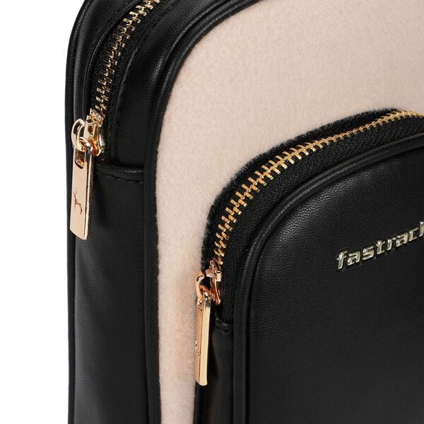Black Color Block Sling - image number 6