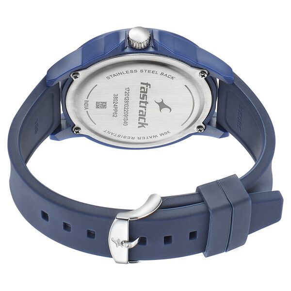 Fastrack Tees Quartz Analog White Dial Silicone Strap Unisex Watch - image number 4
