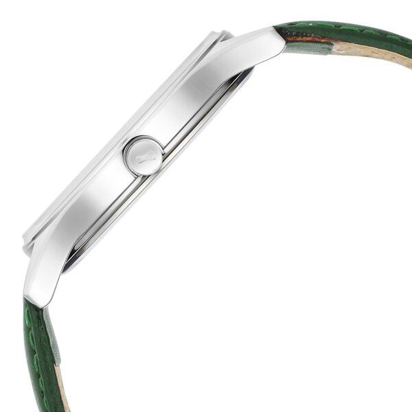 Fastrack Stunners Green Dial Leather Strap Watch for Guys - image number 3
