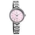 Fastrack Vyb Diva Quartz Analog Mother Of Pearl Dial Silver Metal Strap Watch For Girls - image number 2