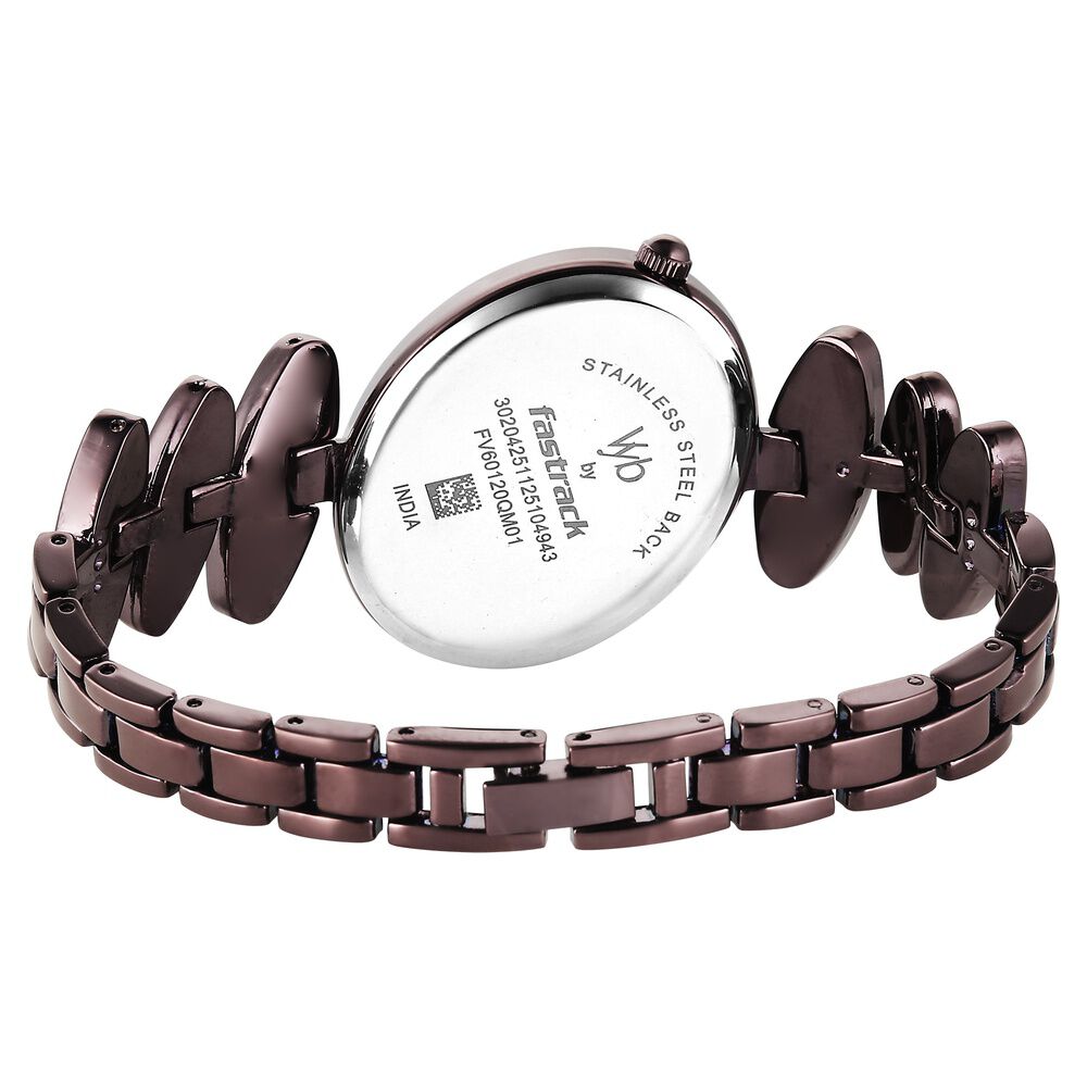Buy Online Vyb Successor By Fastrack Quartz Analog Brown Dial