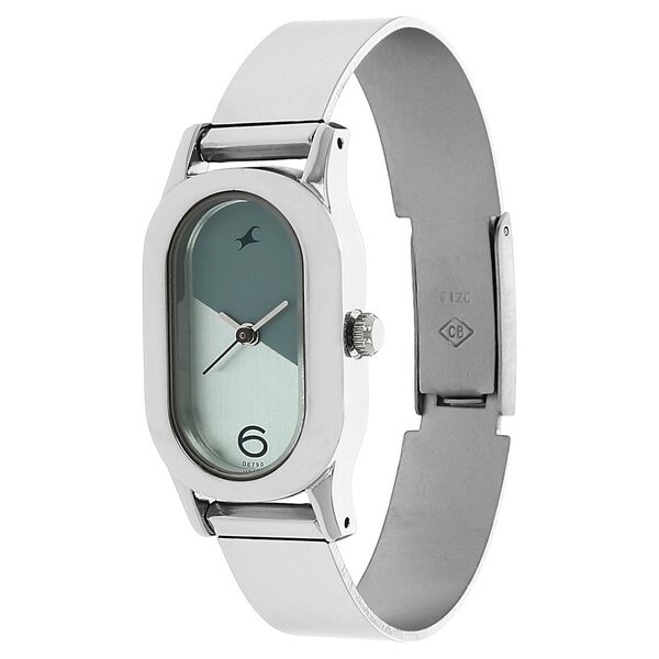 Fastrack Quartz Analog Blue Dial Stainless Steel Strap Watch for Girls - image number 1
