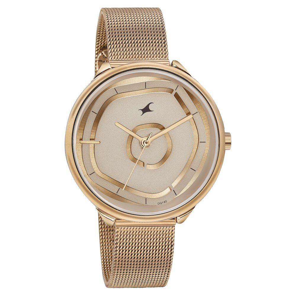 Fastrack watches rose gold 2025