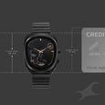Fastrack UFO Quartz Multifunction Black Dial Black Stainless Steel Strap Watch For Guys - image number 3