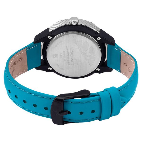 Fastrack Modular Quartz Analog Blue Dial Leather Strap Watch for Girls - image number 4