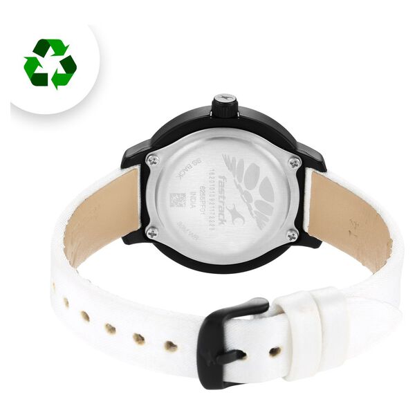 Fastrack Revibe Quartz Analog White Dial Fabric Strap Watch for Girls - image number 5