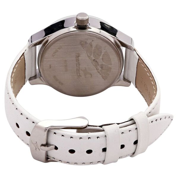 Fastrack Quartz Multifunction Silver Dial Leather Strap Watch for Girls - image number 2