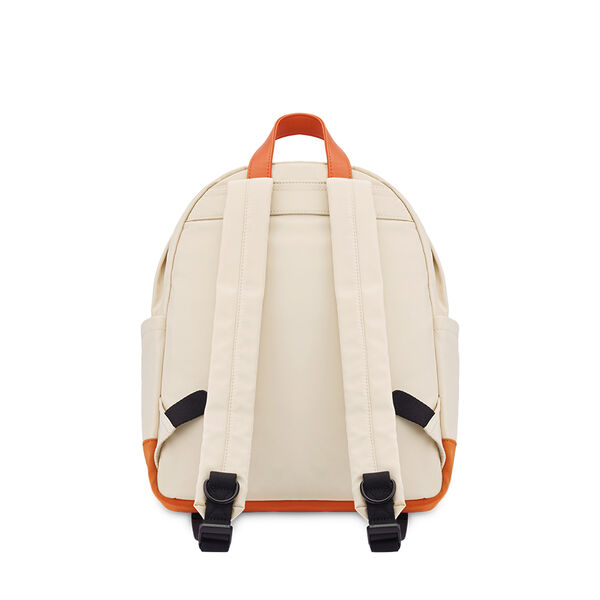 Fastrack White & Orange Vibepack laptop backpack - image number 3