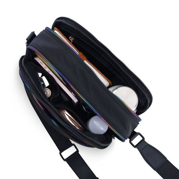Fastrack Iredescent Sling Bag in Black - image number 6