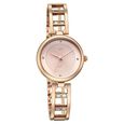 Vyb Seeker By Fastrack Quartz Analog Rose Gold Dial Rose Gold Metal Strap Watch For Girls - image number 1