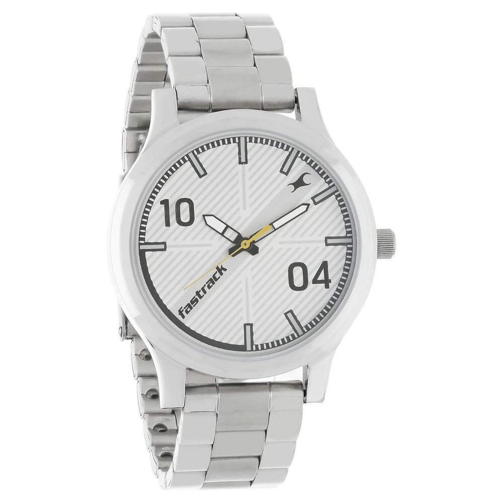 Fastrack Fundamentals Quartz Analog Brown Dial Stainless Steel