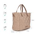 Gridline beige tote - image number 2