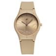 Fastrack Tees Wanderlust Quartz Analog Beige Dial Silicone Strap Watch for Girls - image number 0