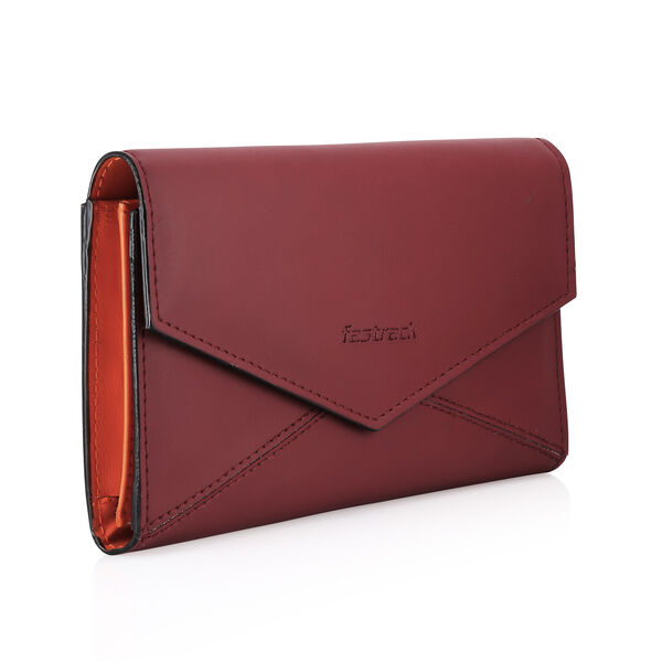 Fastrack Cherry Red Envelop Wallet - image number 1