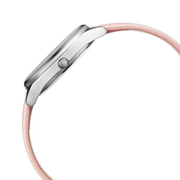 Fastrack Vyb Spotlight Quartz Analog Pink Dial Leather Strap Watch for Girls - image number 4