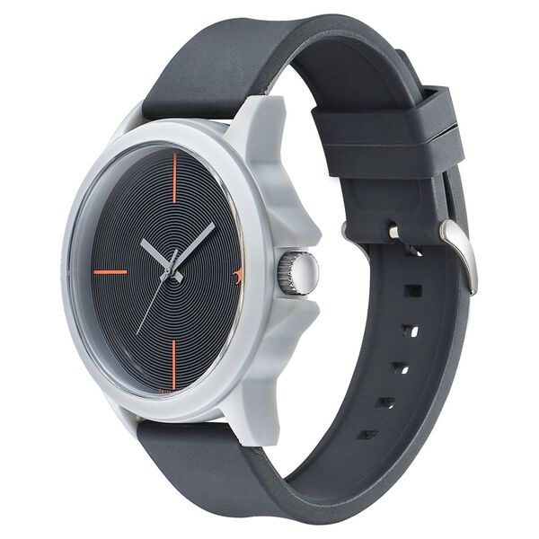 Fastrack Tees Quartz Analog Black Dial Silicone Strap Unisex Watch - image number 2