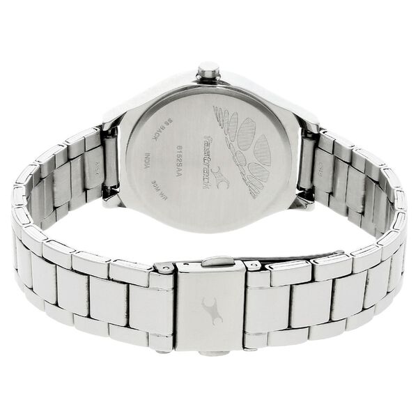 Fastrack Bare Basics Quartz Analog Blue Dial Stainless Steel Strap Watch for Girls - image number 3