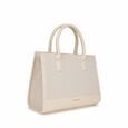 Lattice white satchel - image number 2