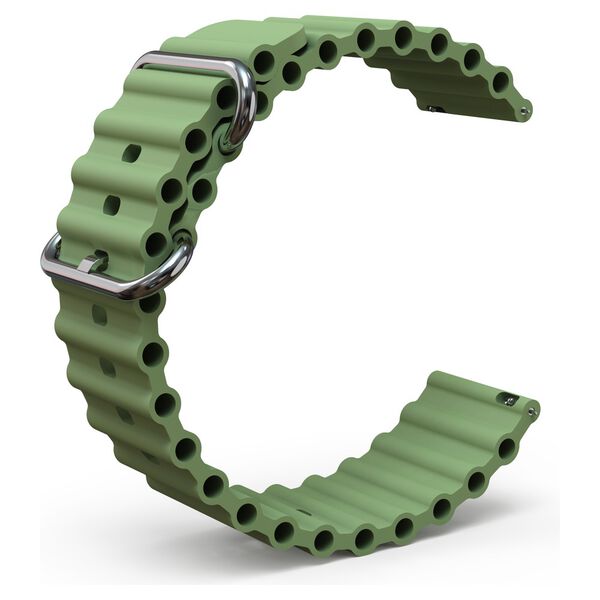 Fastrack Smart Light Green Bubble Strap  Silicone 22 mm - image number 1